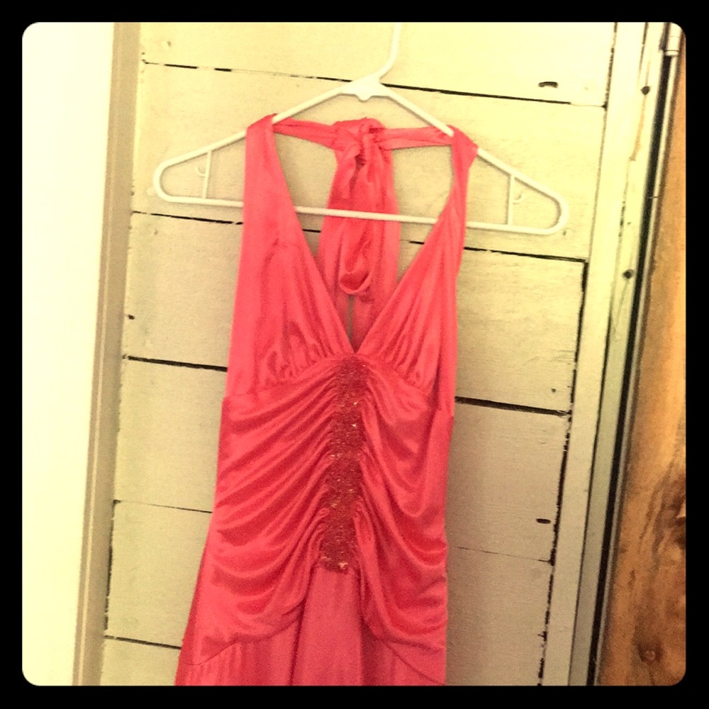 Pink party dress